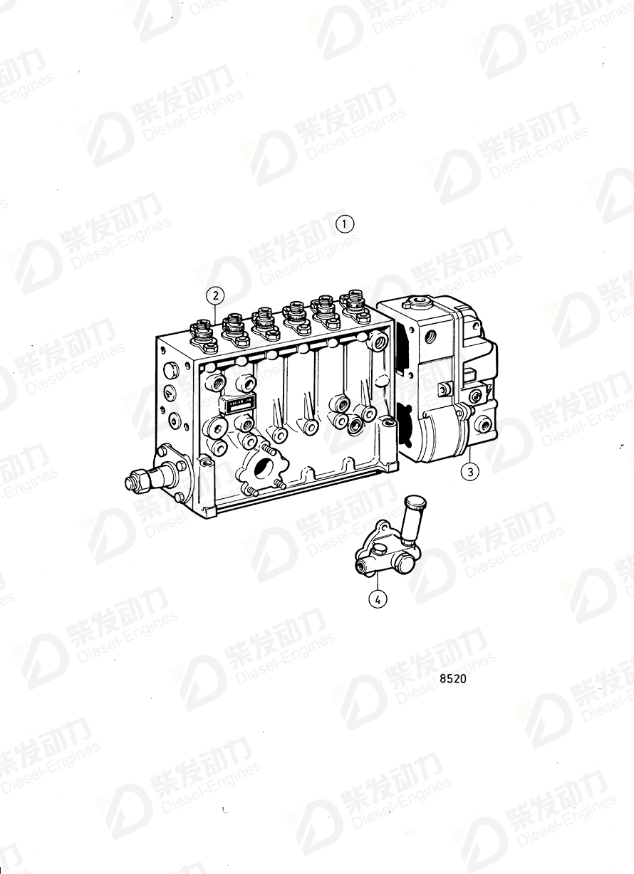 VOLVO Governor 849483 Drawing